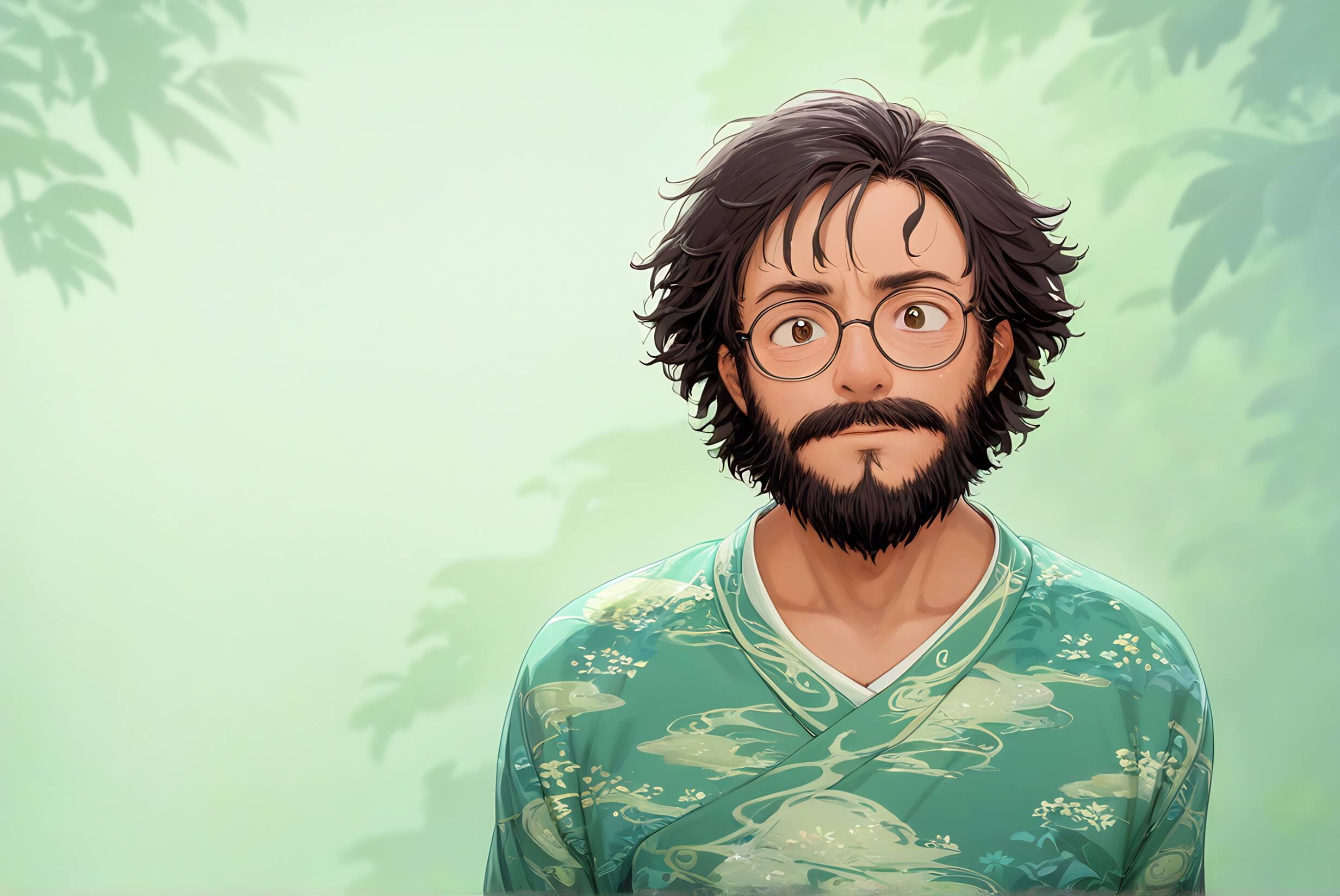 Ghibli style portrait